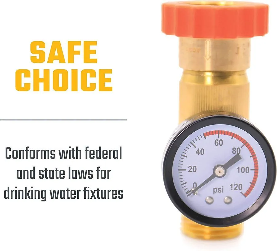Water Regulator Gauge Combo L